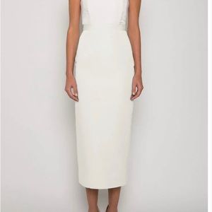 Alexia Maria Silk Faille Pencil Skirt
